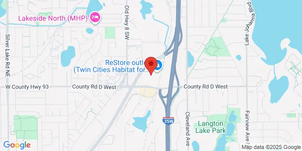 Map of 600 County Road D West Ste 11 New Brighton, MN 55112
