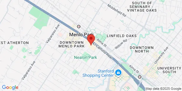 Map of 525 El Camino Real Menlo Park, CA 94025