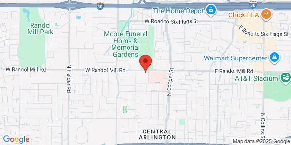 Map of 902 W Randol Mill Suite 100 Arlington, TX 76012