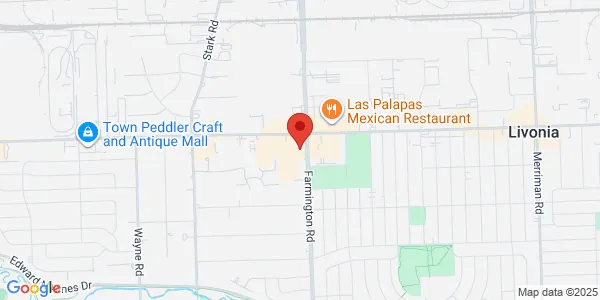 Map of 11583 Farmington Rd Livonia, MI 48150