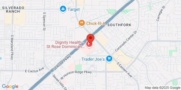 Map of 10001 S Eastern Ave Ste 309 Henderson, NV 89052