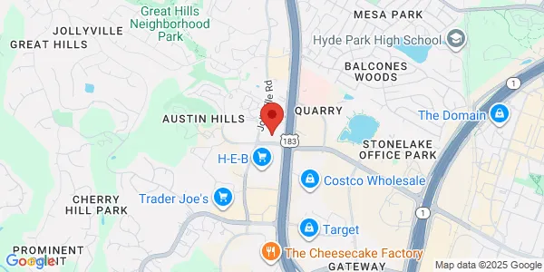 Map of 10900 Research Blvd Ste D Austin, TX 78759