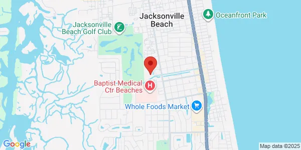 Map of 1351 13Th Ave S Ste 140 Jacksonville Beach, FL 32250