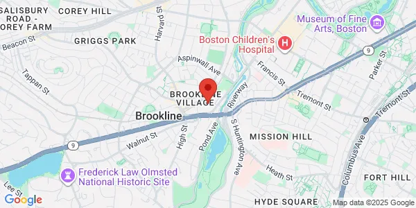 Map of 1 Brookline Pl Ste 120 Brookline, MA 02445