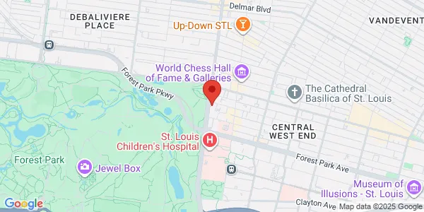 Map of 40 N Kingshighway Saint Louis, MO 63108