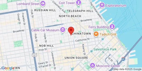 Map of 941 Clay St San Francisco, CA 94108