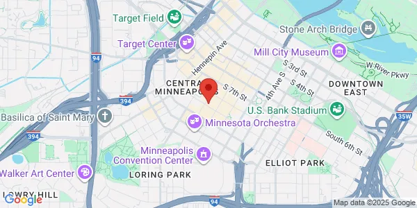 Map of 825 Nicollet Mall Ste 406 Minneapolis, MN 55402