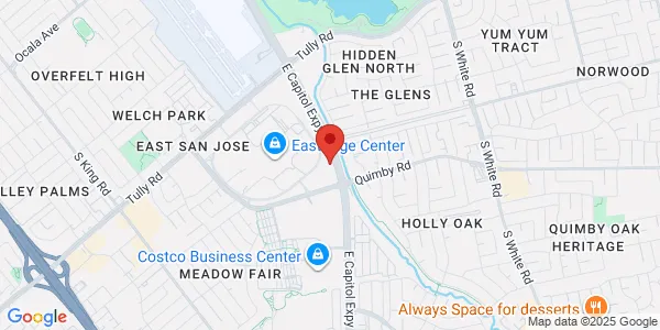 Map of 2365 Quimby Rd Ste 211 San Jose, CA 95122