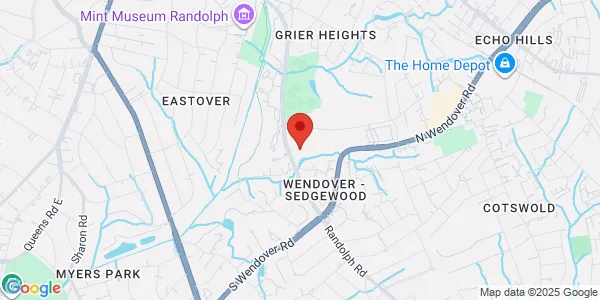 Map of 3541 Randolph Rd Ste 110 Charlotte, NC 28211