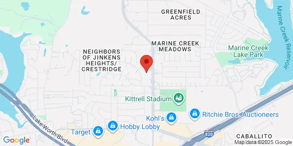 Map of 4625 Boat Club Rd Lake Worth, TX 76135