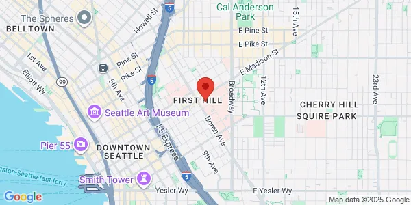 Map of 1101 Madison St Ste 1210 Seattle, WA 98104