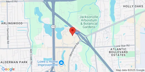 Map of 9890 Hutchinson Park Dr Jacksonville, FL 32225