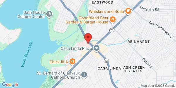Map of 1151 N Buckner Blvd Ste 202 Dallas, TX 75218
