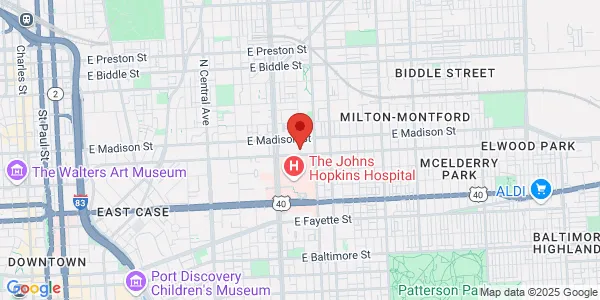 Map of 720 Rutland Ave Baltimore, MD 21205