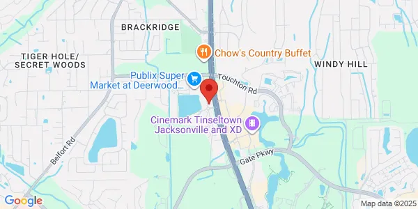 Map of 4372 Southside Blvd Ste 304 Jacksonville, FL 32216