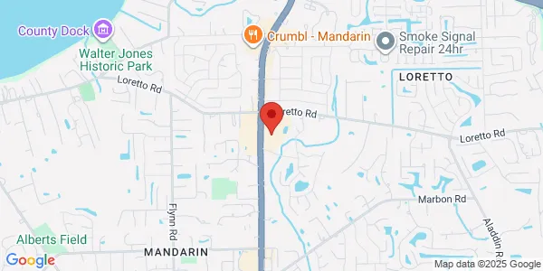 Map of 11701 San Jose Blvd. Suite 102 Jacksonville, FL 32223