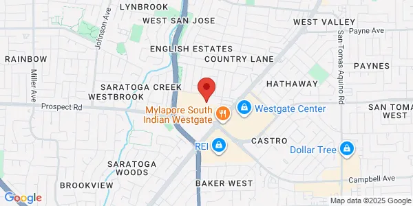 Map of 5150 Graves Avenue Suite 10-D San Jose, CA 95129