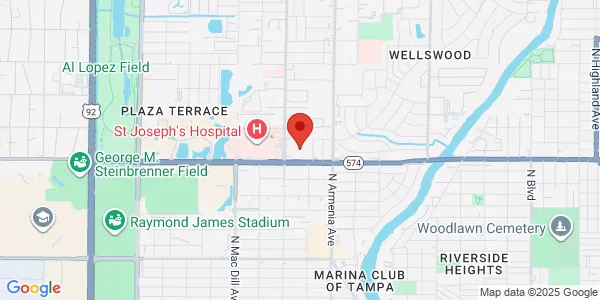 Map of 2727 W. Dr. Martin Luther King Jr. Blvd. Ste. 660 Tampa, FL 33607