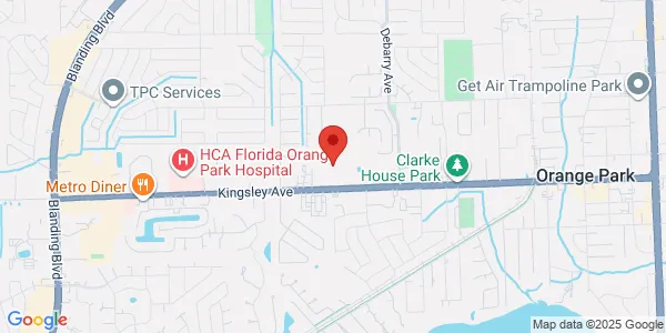 Map of 1465 Kingsley Ave Ste 1401 Orange Park, FL 32073