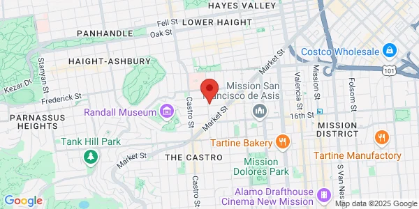 Map of 2198 15th St San Francisco, CA 94114