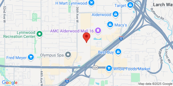 Map of 19020 33rd Ave W Ste 210 Lynnwood, WA 98036