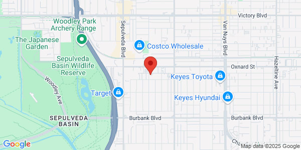 Map of 5920 Noble Ave Van Nuys, CA 91411