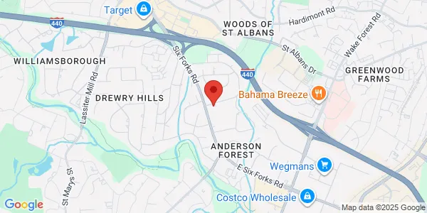 Map of 3700 Barrett Dr Ste 300 Raleigh, NC 27609
