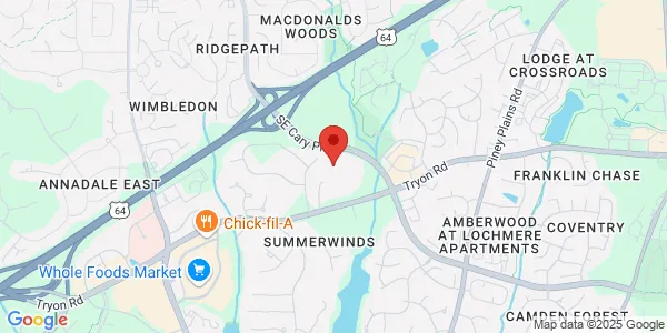 Map of 150 Pkwy Office Ct Ste 100 Cary, NC 27518