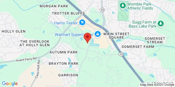 Map of 1060 S Main St Holly Springs, NC 27540