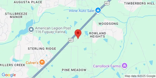 Map of 2400 N Main St Ste 150 Fuquay-Varina, NC 27526