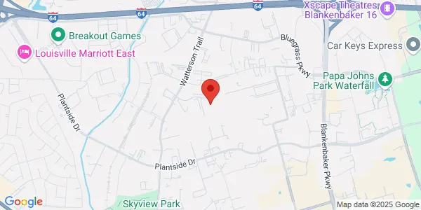 Map of 11430 Watterson Ct Ste 500 Louisville, KY 40299
