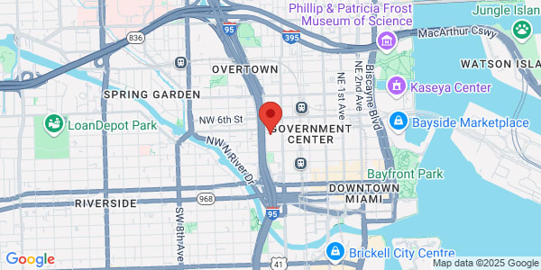 Map of Miami, FL 33101