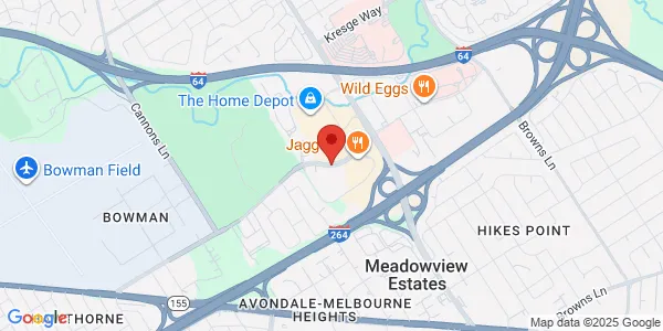 Map of 6400 New Dutchmans Pkwy Ste 335 Louisville, KY 40205