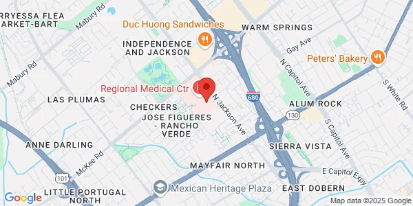 Map of 225 N Jackson Ave San Jose, CA 95116