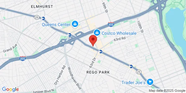 Map of 95-25 Queens Blvd Ground Fl Queens, NY 11374