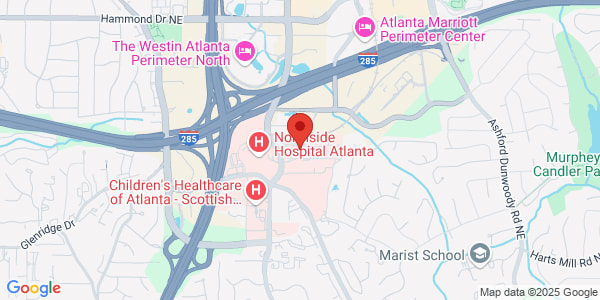 Map of 5671 Peachtree Dunwoody Rd Ste 700 Atlanta, GA 30342