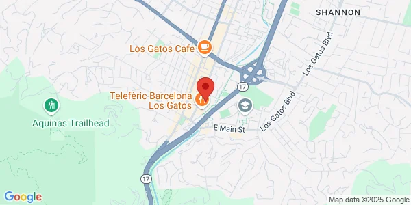Map of 107 Edelen Ave Los Gatos , CA 95030