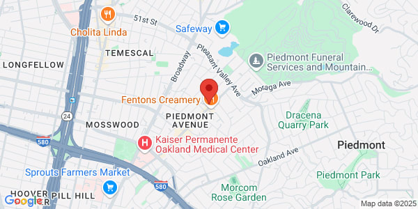 Map of 4217 Piedmont Ave Ste B Oakland, CA 94611