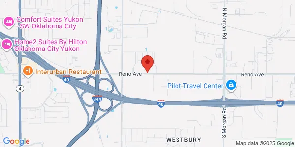 Map of 10429 W Reno Ave Ste 100 Oklahoma City, OK 73127