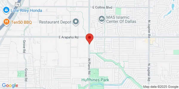 Map of 810 N Plano Rd Ste 230 Richardson, TX 75081