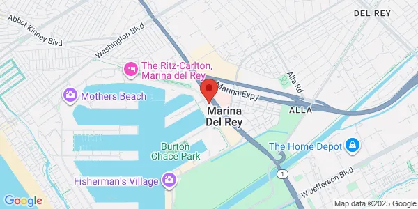 Map of 4640 Admiralty Way Ste 600 Marina Del Rey Hospital Marina Del Rey, CA 90292