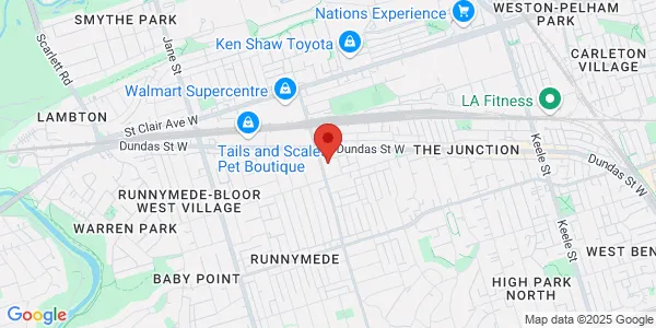 Map of 625 Runnymede Road Toronto, ON M6S 3A3 Canada