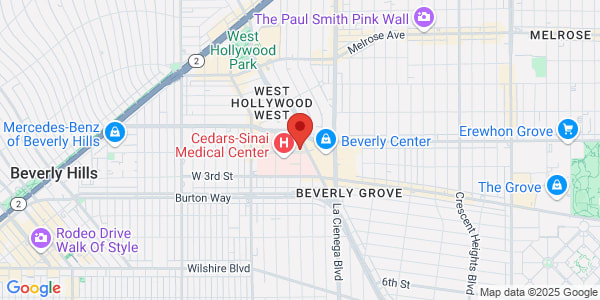 Map of 8705 Gracie Allen Dr Los Angeles, CA 90048