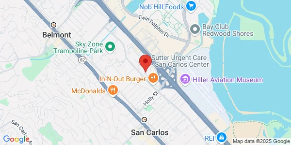 Map of 301 Industrial Rd San Carlos, CA 94070