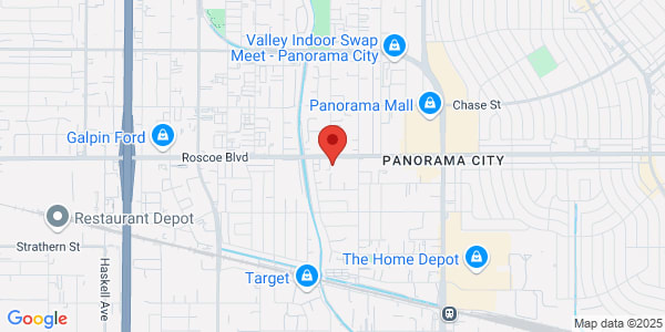 Map of 14860 Roscoe Blvd Ste 101 Panorama City, CA 91402