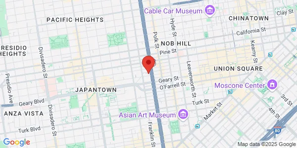 Map of 1 Daniel Burnham Ct Ste 365C San Francisco, CA 94109