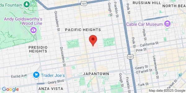 Map of 2100 Webster St Ste 202 San Francisco, CA 94115