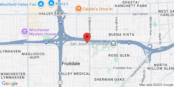 Map of 2211 Moorpark Ave Ste 275 San Jose, CA 95128