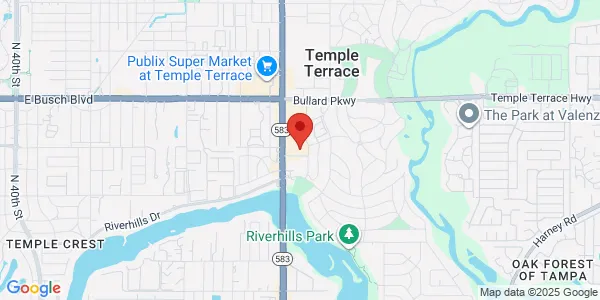Map of 8793 N 56th St Temple Terrace, FL 33617