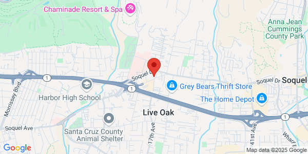 Map of 1685-B Commercial Way Santa Cruz, CA 95065